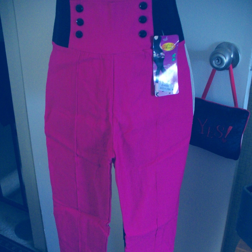 New Pink High Waisted Leggings